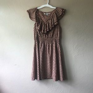 American Rag Ruffle Neck Dress